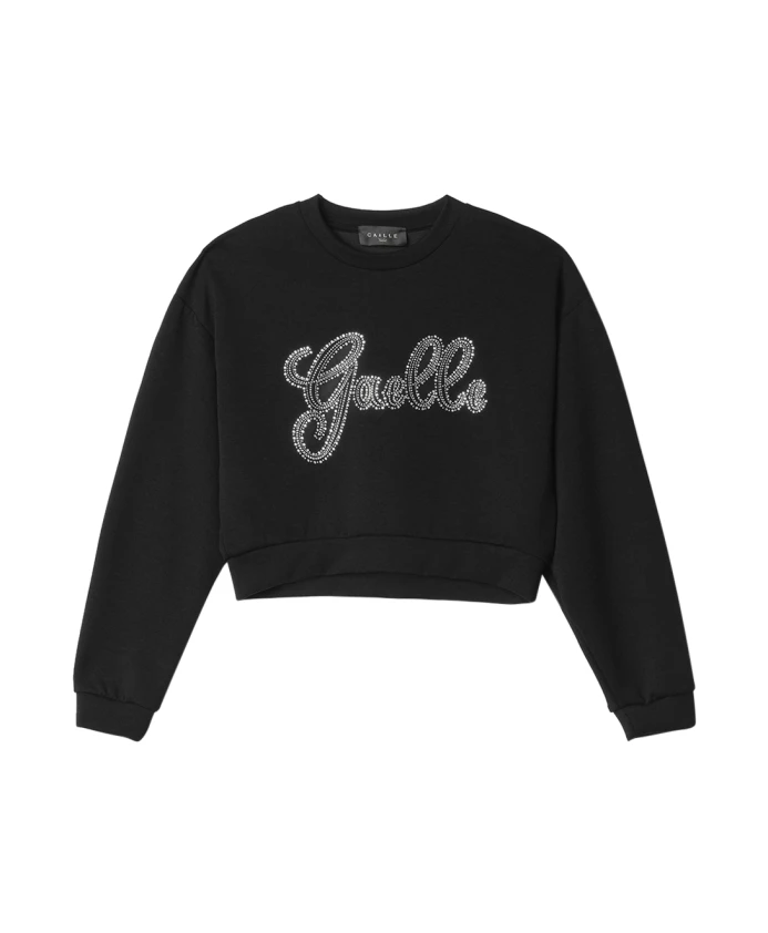 

Черная толстовка с вышивкой. Gaã«Lle Paris, черный