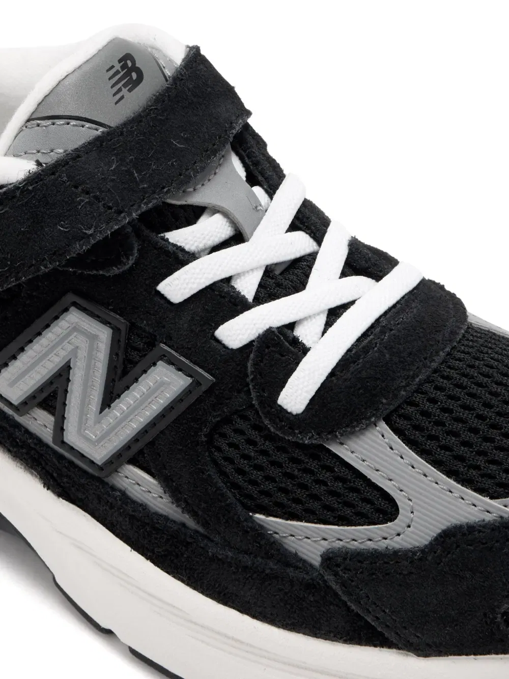 Кроссовки на шнуровке 2010 года New Balance Kids, черный — фото 4
