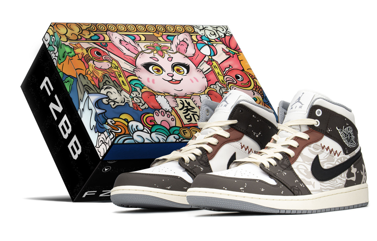 

Air 1 Mid Height Increasing Vintage баскетбольные кроссовки мужские черный белый коричневый Jordan