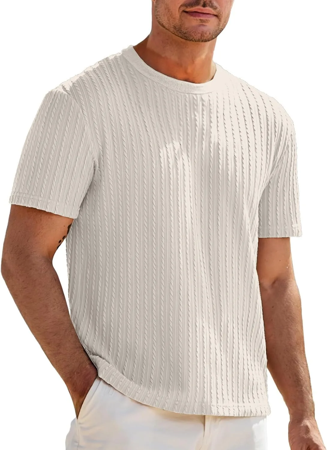 

Футболка мужская с круглым вырезом и коротким рукавом Thatrich