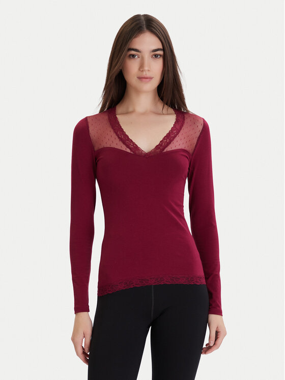 

Пижамная футболка slim fit 19479 Ysabel Mora, розовый