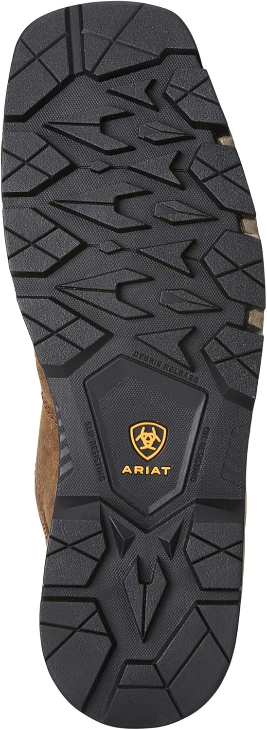 Рабочие ботинки Ariat Rebar Flex Western с водонепроницаемым композитным носком - мужские рабочие ботинки с квадратным носком, коричневый — фото 3