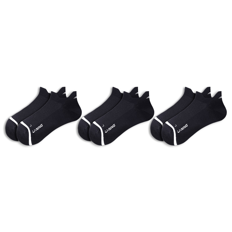

Носки LiNing унисекс, 3 пары, черные