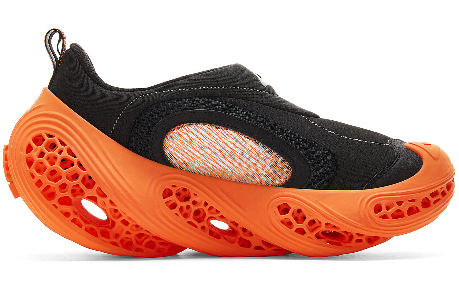 Кроссовки PEAK Lifestyle Shoes Men Low-top Black/orange, черный/белый — фото 2