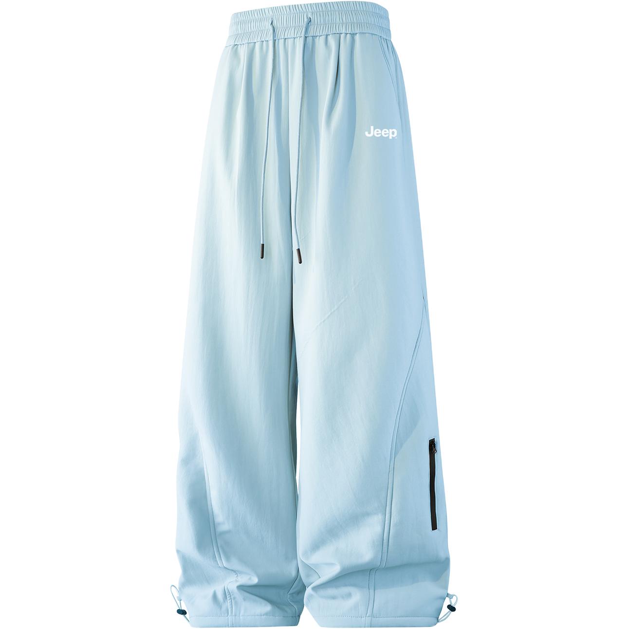 

Повседневные брюки Unisex тонкие прямого кроя Jeep, светло-синий (ice silk)