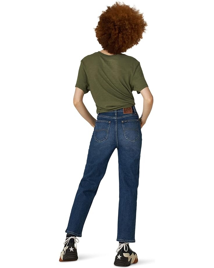 

Джинсы Lee High-Rise Straight Crop, цвет Indigo Eyes