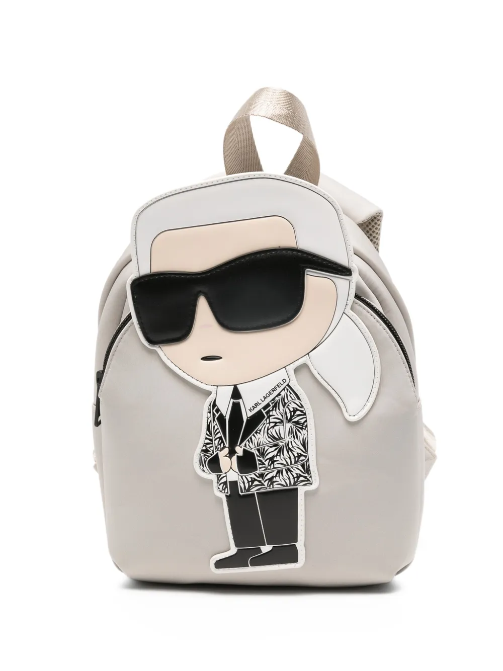 

Рюкзак с мультяшным принтом Karl Lagerfeld Kids, бежевый