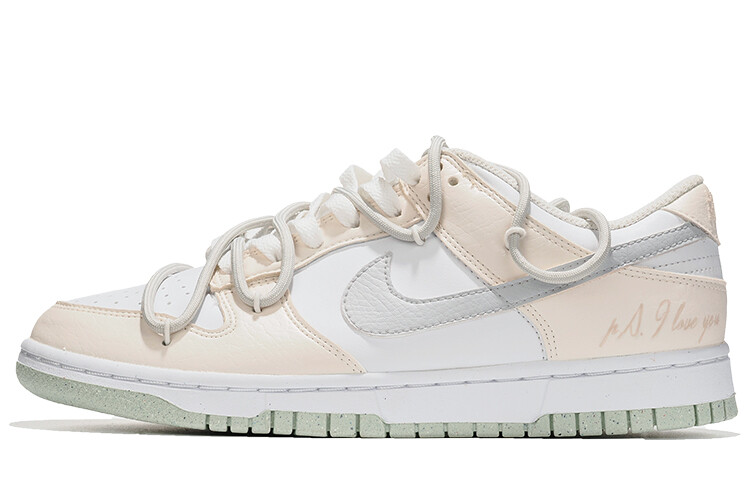 

Кроссовки Nike Dunk Skateboard Shoes Women's Low-Top White Pink