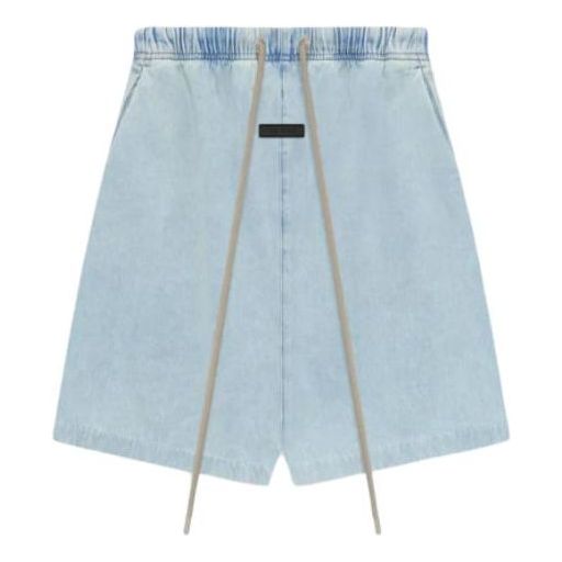 

Шорты ss24 relaxed short 'light washed denim' Fear Of God Essentials, синий