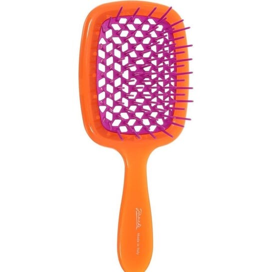 Щетка для распутывания волос Оранжевый - Фиолетовый 86SP226 ARA Janeke Superbrush — фото 2