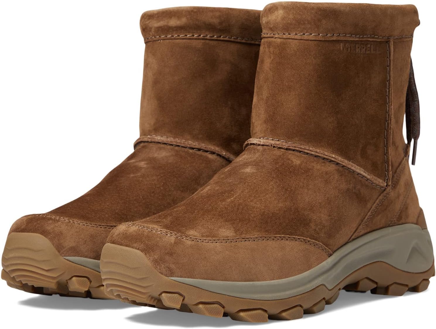 Мужские зимние ботинки Merrell на шнуровке, Earth