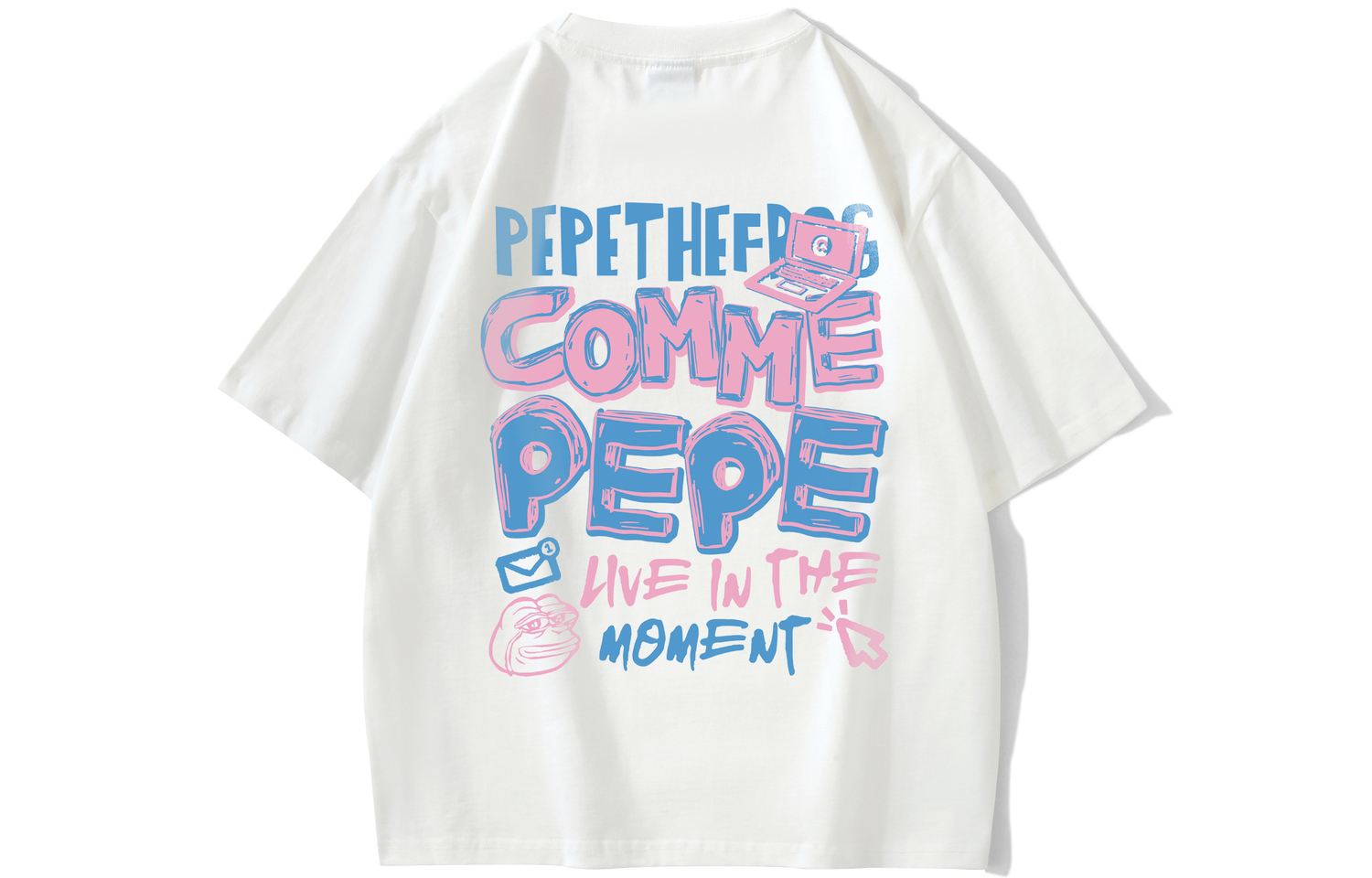 

Футболка унисекс Pepe The Frog, бежево-абрикосовая