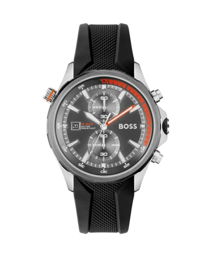 

Мужские кварцевые часы из нержавеющей стали. Hugo Boss, серый