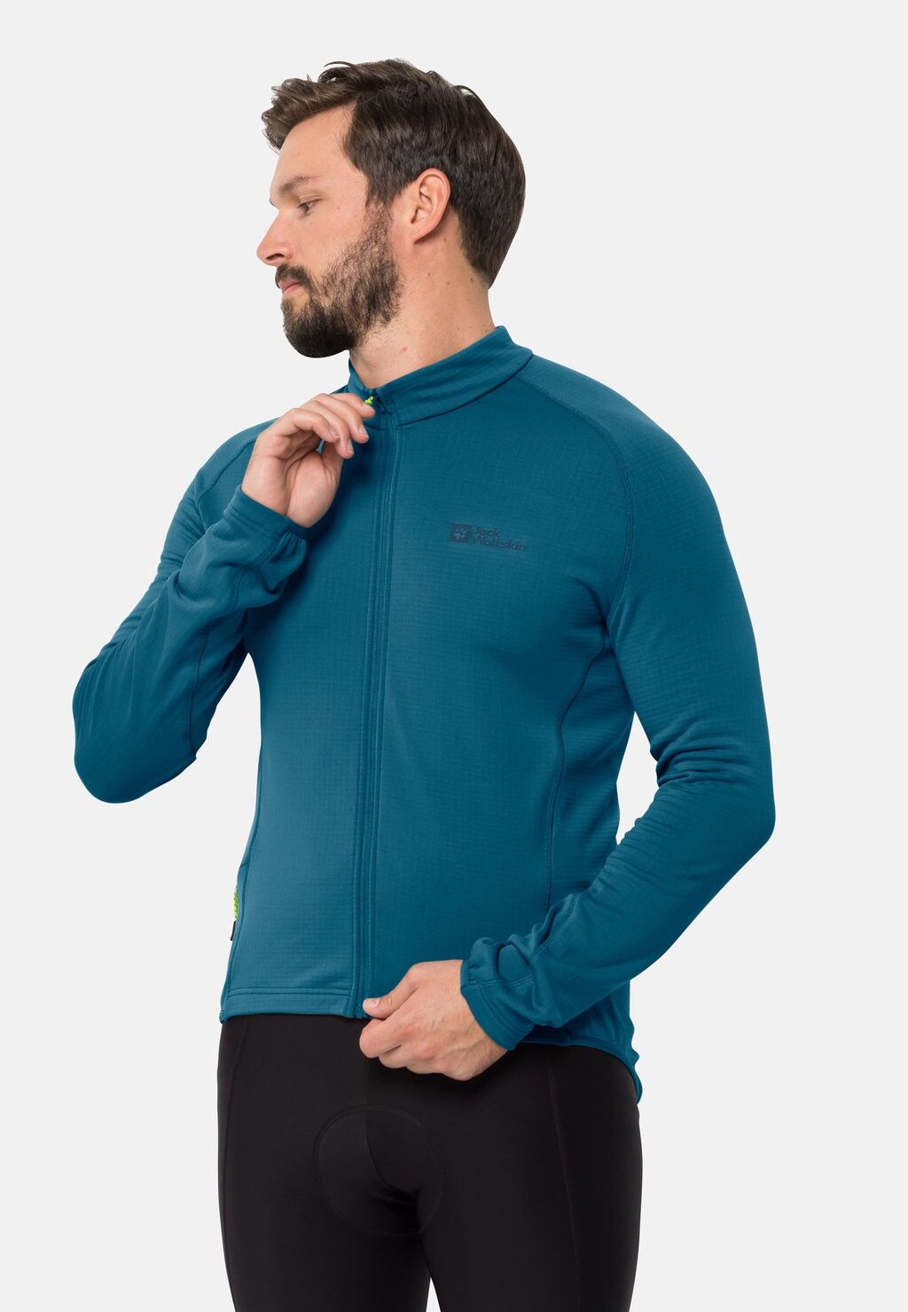 

Куртка тренировочная MOROBBIA FZ LIGHT M Jack Wolfskin, цвет blue daze