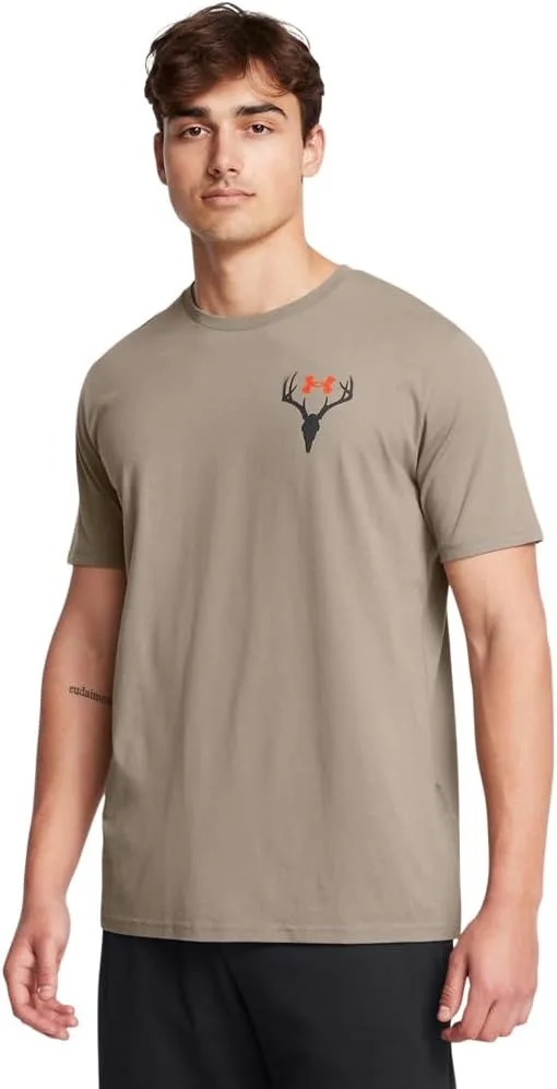 

Under Armour мужская футболка с коротким рукавом White Tail | Casual Hunting Apparel | принт с оленем и сезоном охоты