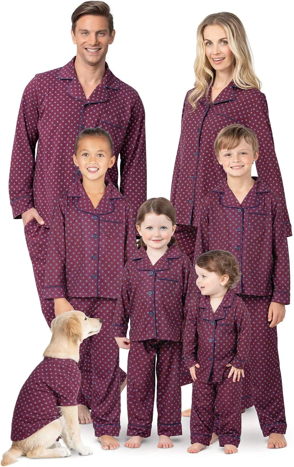 Пижамный набор PajamaGram бордовый