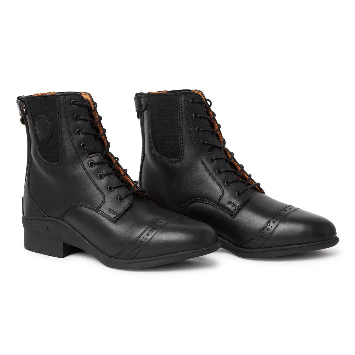 

Женские ботильоны Aurora Lace Back Zip Ботильоны для верховой езды Горная лошадь Mountain Horse, чёрный