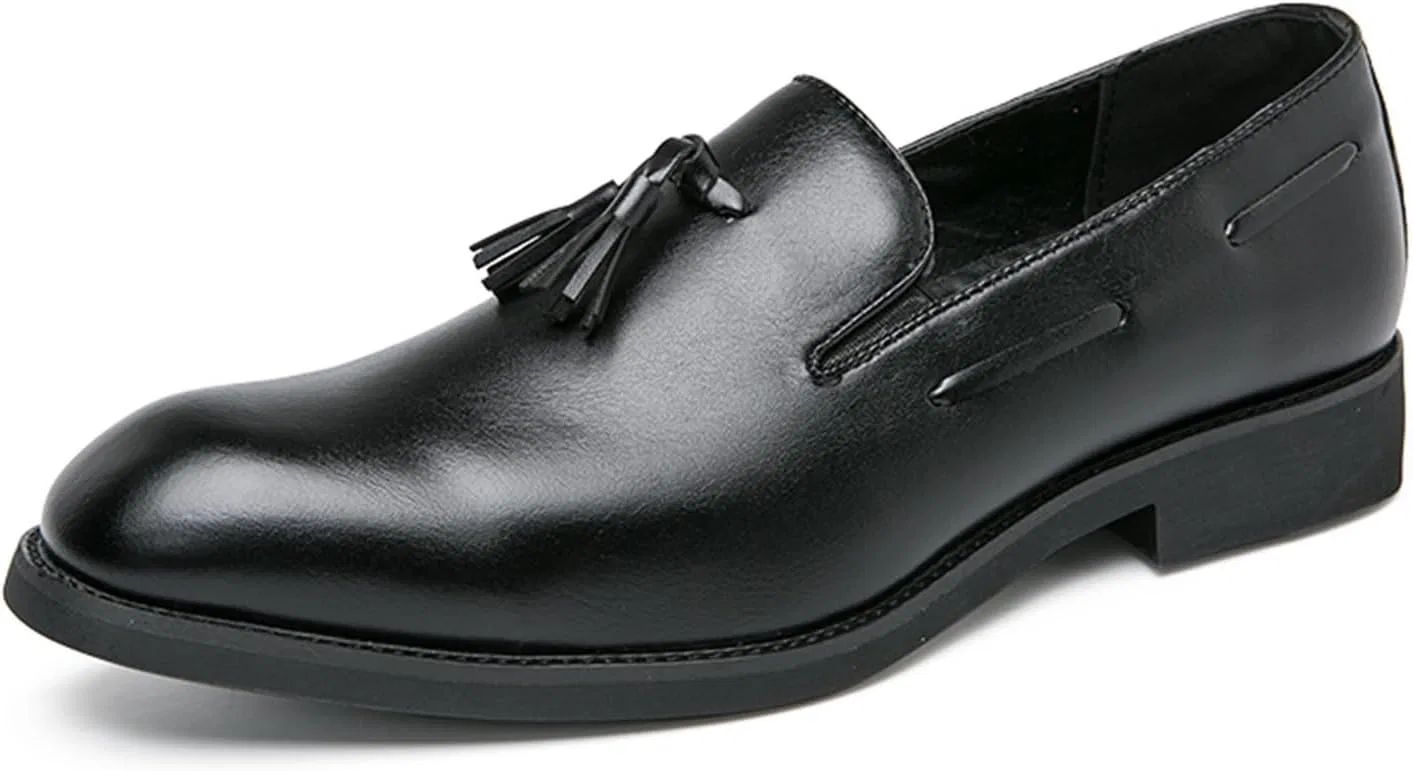 Лоферы мужские кожаные Loafers Black EXAMEEEU
