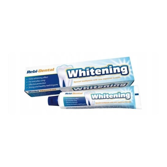 

Зубная паста отбеливающая Rebi-Dental Whitening, 100 г, Mattes