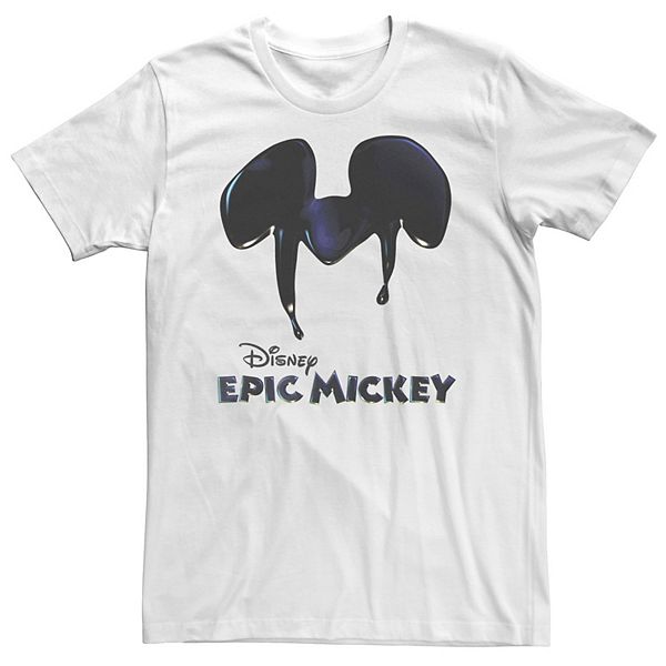 

Футболка Big & Tall Epic Mickey с логотипом в стиле темных капель краски Disney