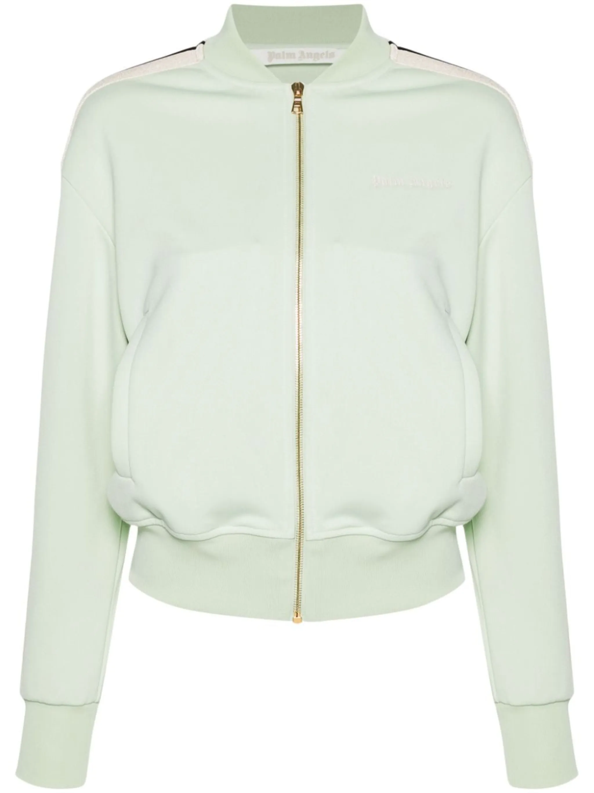 

Бомбер с вышитым логотипом Palm Angels, зеленый