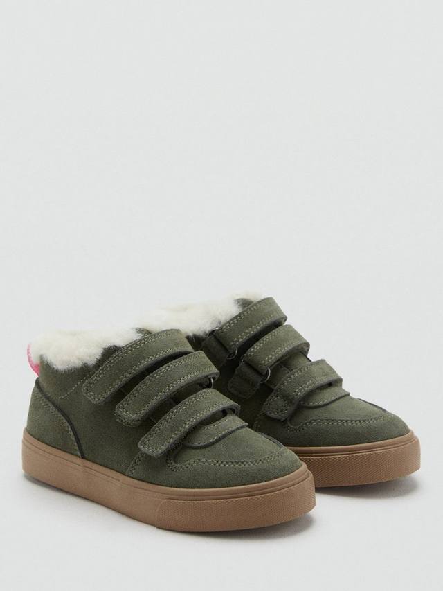 

Детские кроссовки на липучках Mango, Khaki