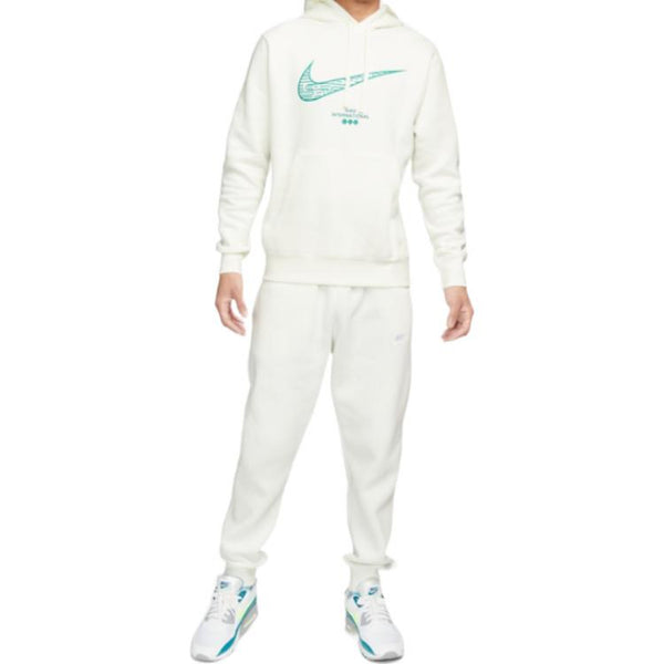 Толстовка cny chinese new year's edition logo printing knit fleece white Nike, белый — фото 3