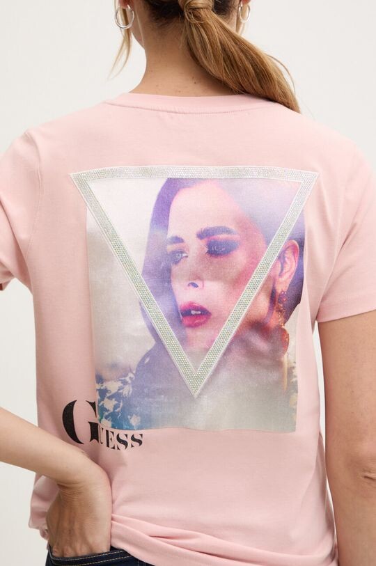 

Футболка Guess, розовый