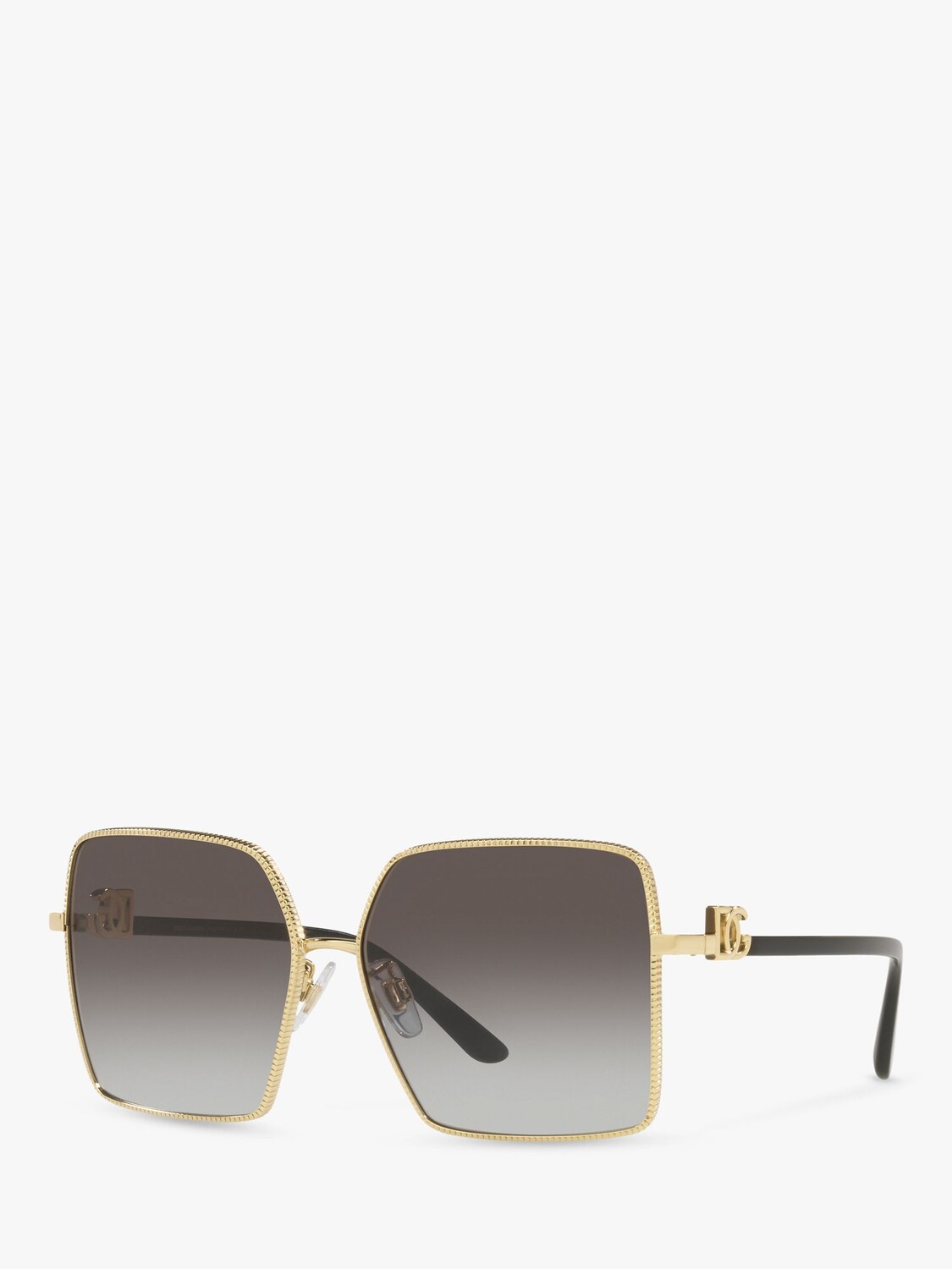 

Dolce & Gabbana DG227902 Женские квадратные солнцезащитные очки, золотистый/серый