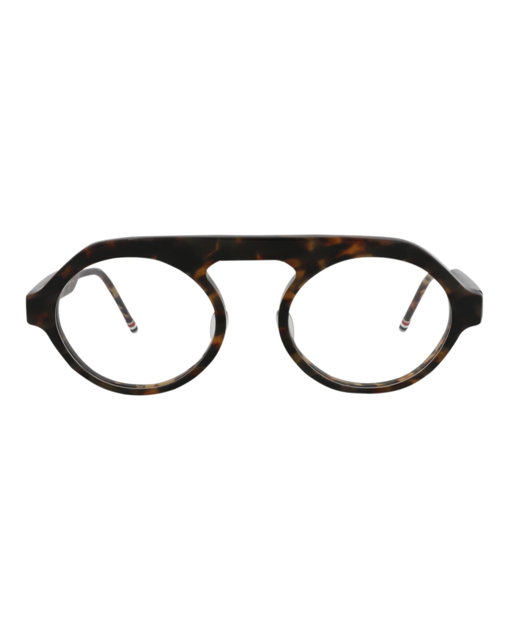 

Круглые ацетатные оптические оправы Thom Browne, цвет tortoise tortoise transparent