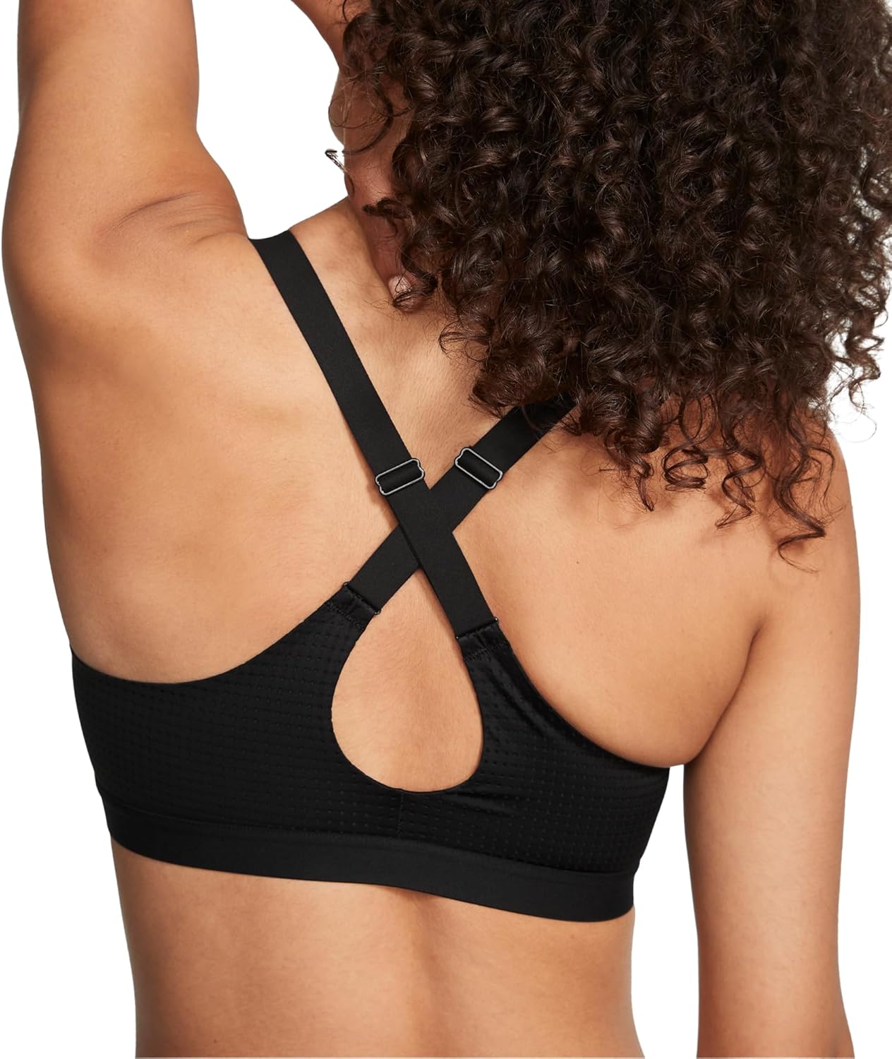 

Женский спортивный бюстгальтер Victoria's Secret VSX с легким сетчатым эффектом, средней поддержкой косточек (32A-38DD), Black