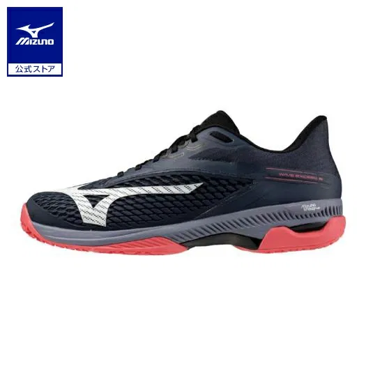 Теннисные кроссовки «Wave Exceed 6 OC» от Mizuno, Gray X Coral