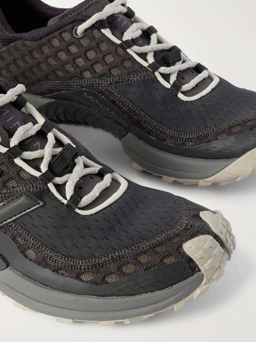 Кроссовки Minimus из сетки и эластичного трикотажа с резиновой отделкой New Balance, черный — фото 4