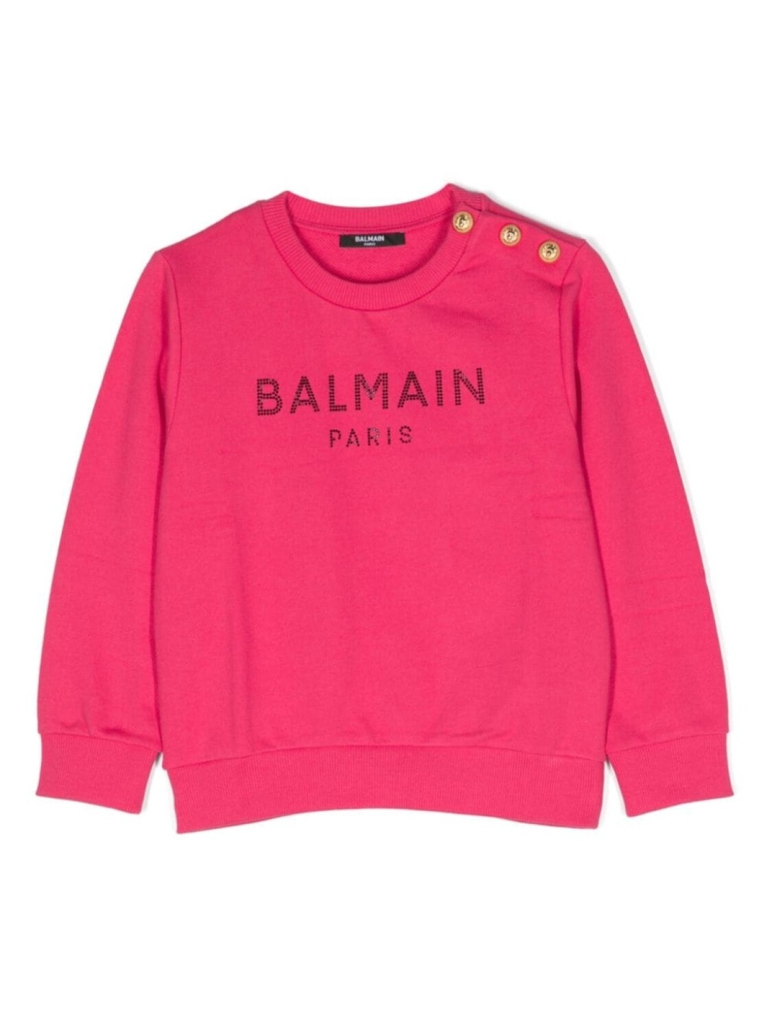 

Balmain Kids толстовка с логотипом, розовый