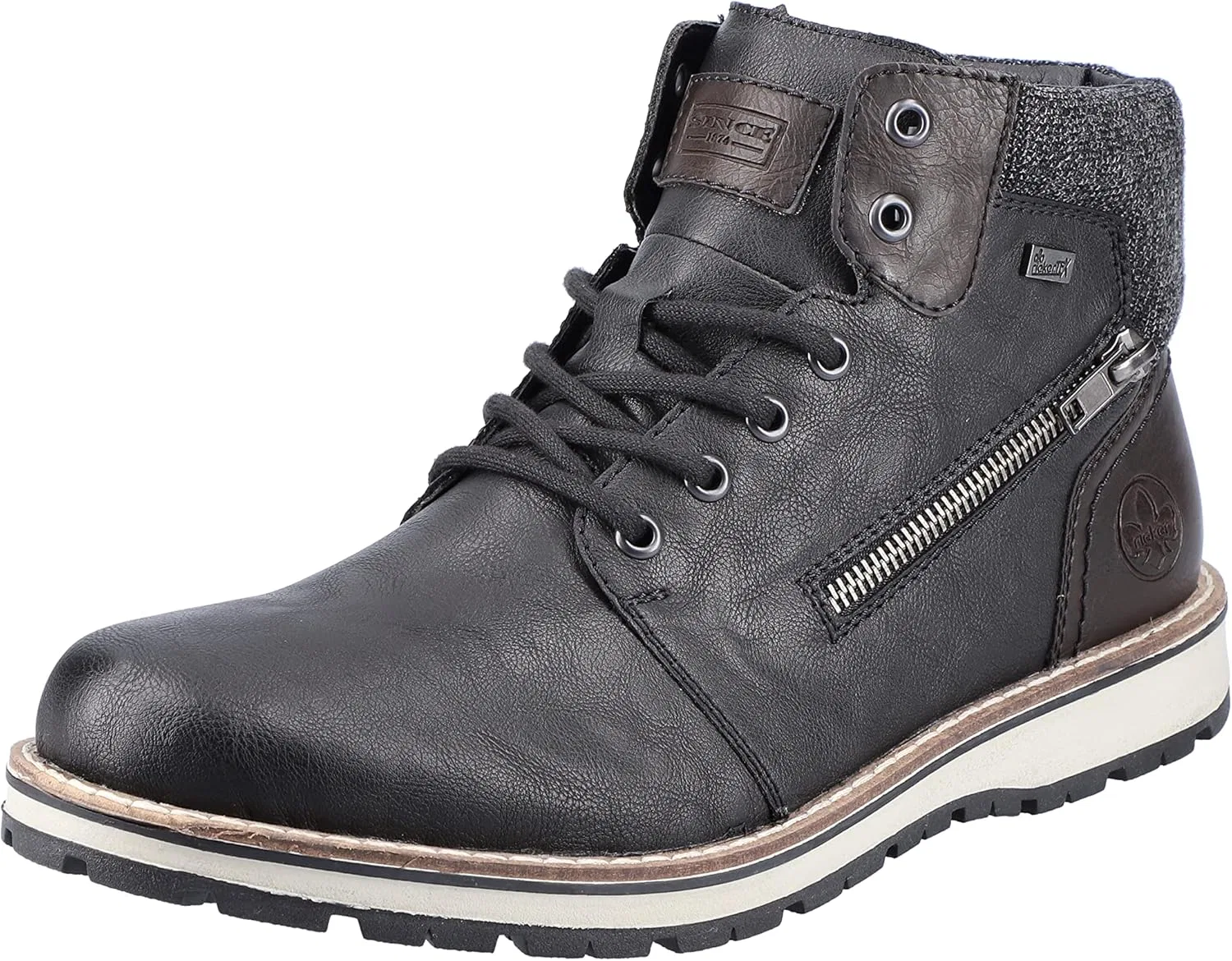 Мужские классические ботинки Rieker 38441, Black (Black 01)
