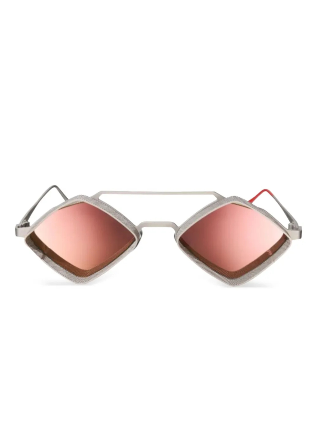 

Солнцезащитные очки в геометрической оправе J-4 Vysen Eyewear, серебряный