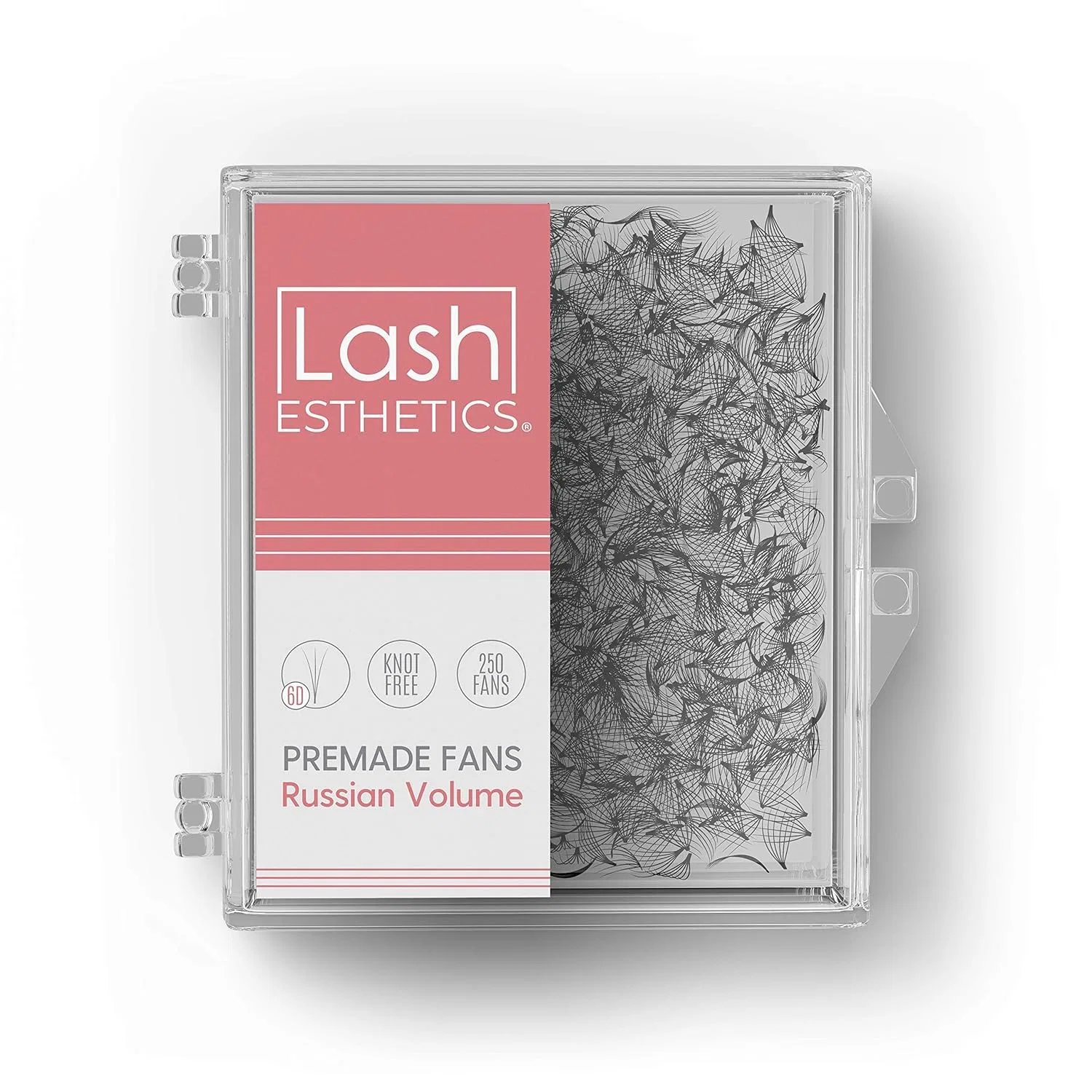 Накладные ресницы «C Curl Premium Premade Volume 3D-10D Fan» от Lash Esthetics Qbs