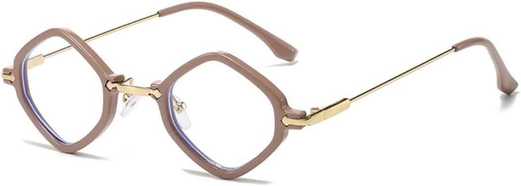 

Ретро-солнцезащитные очки для женщин, маленькие, модные, с прозрачными градиентными линзами, защита от УФ-излучения UV400; мужские солнцезащитные очки в стиле панк SZVVBKK, Khaki Clear