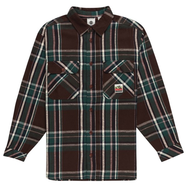 

Классическая рубашка с длинным рукавом Hueco Element, Java Plaid