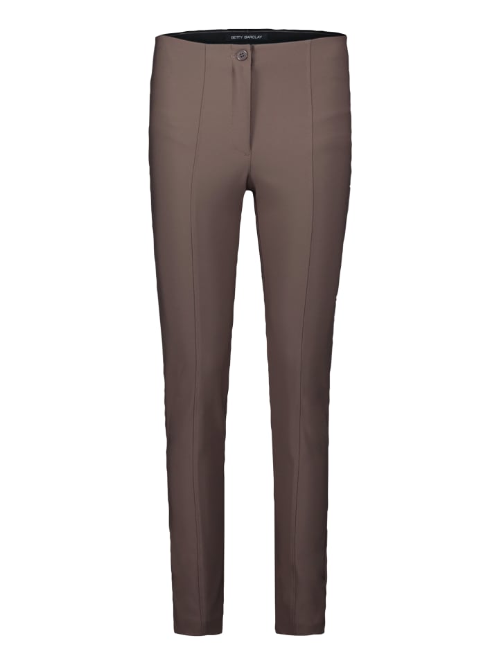 

Betty Barclay Узкие деловые брюки коричневого цвета