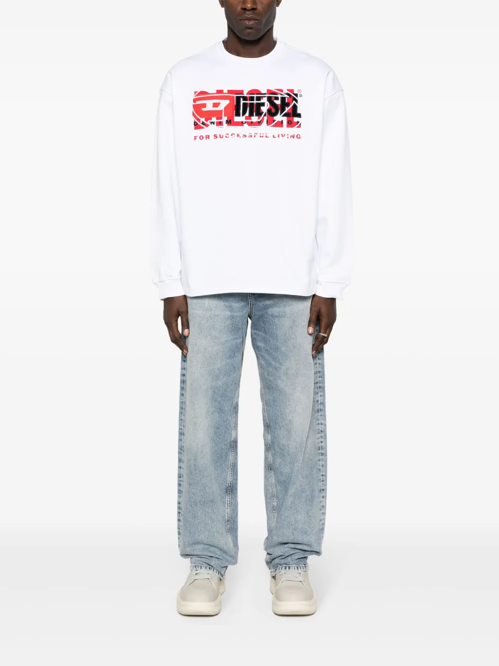 Толстовка S-Baxt-N1 DIESEL, белый — фото 2