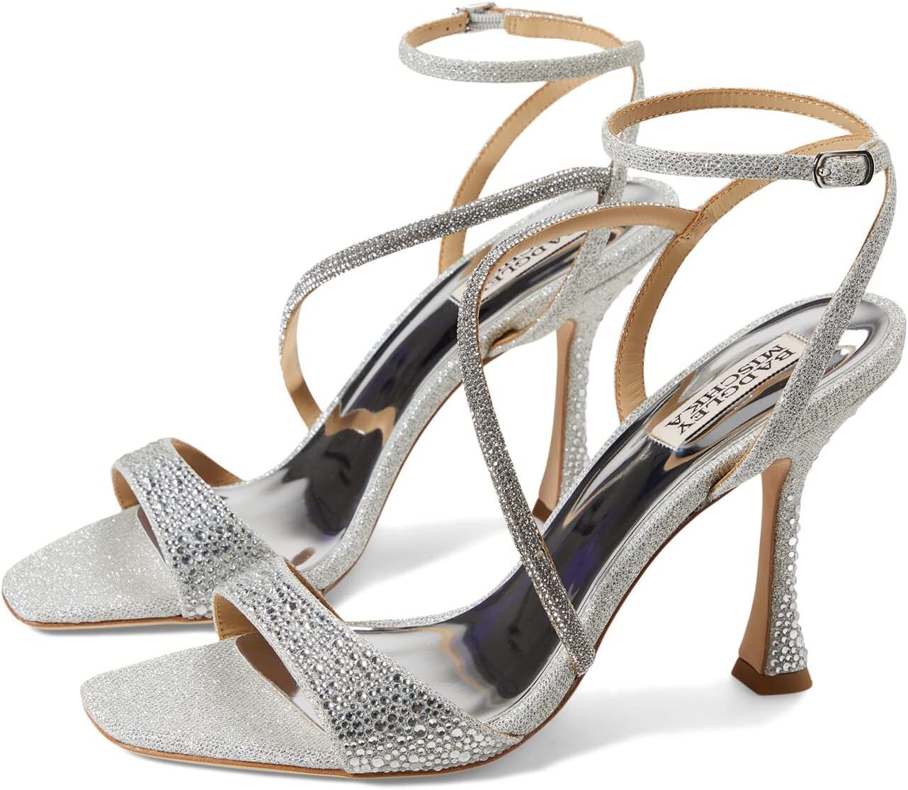 

Сандалии Badgley Mischka Sally, цвет Silver/Silver