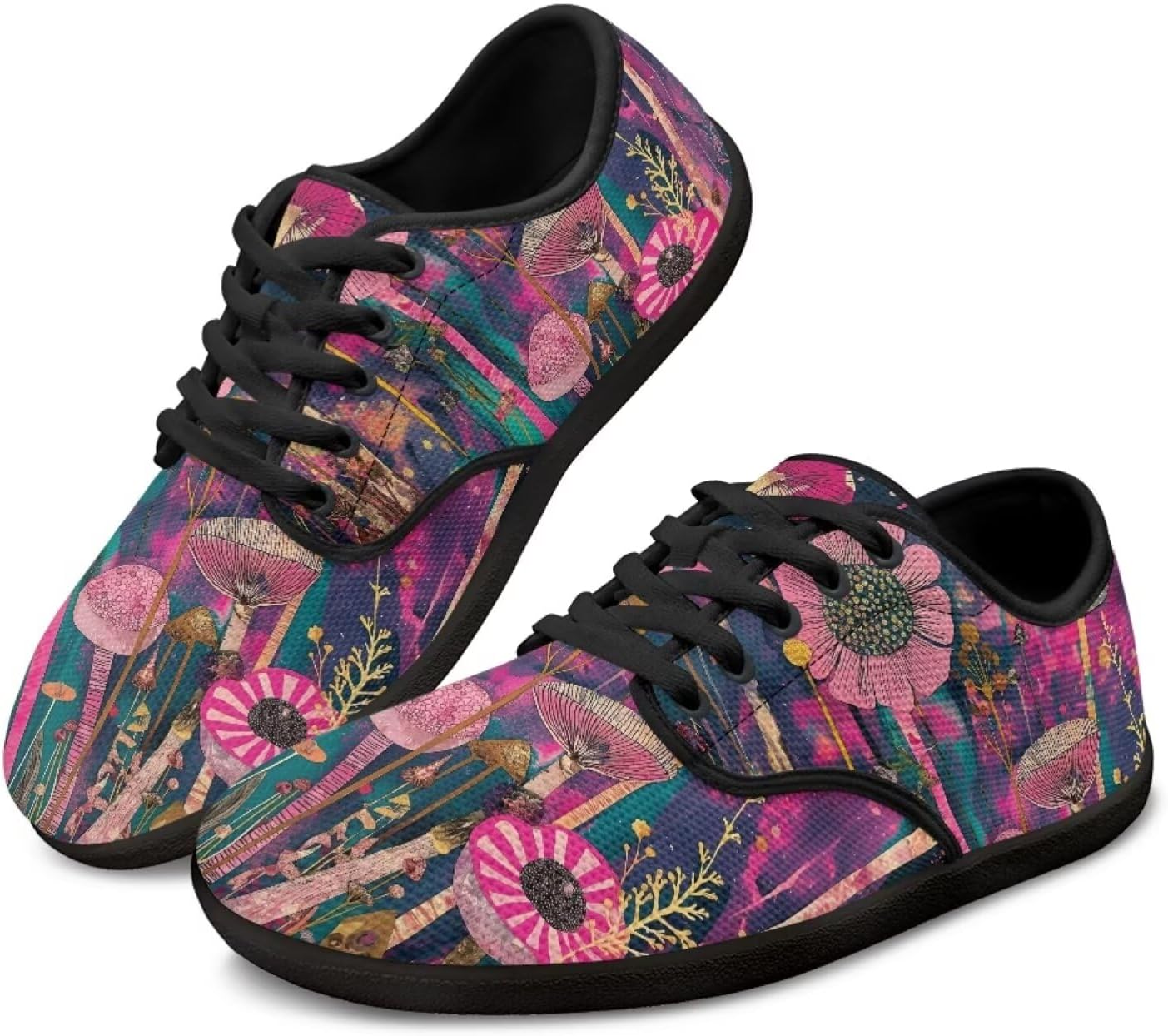 

Кроссовки на шнуровке с графическим принтом Chaqlin, розовый