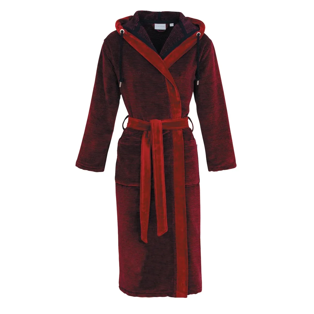 

Женский халат 571300, 1 шт., меланжевый Carl Ross, Deep red/night blue