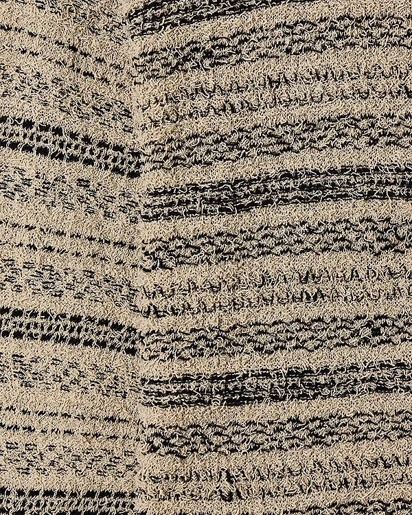 Вязаный жаккардовый свитер из хлопковой смеси Emporio Armani, Beige/Black — фото 4