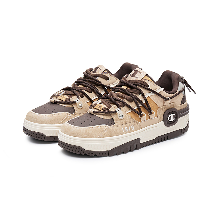 Кроссовки Low Top Skateboard Shoes мужские Champion Sesame Brown/Baroque Brown — фото 3