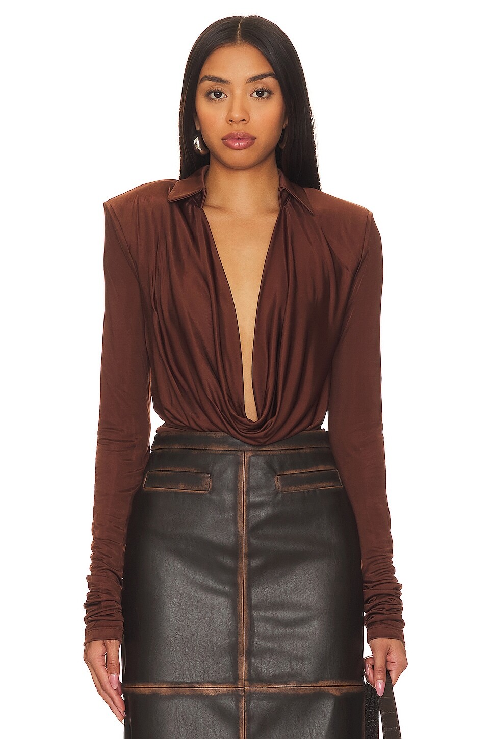 

Боди GAUGE81 x REVOLVE Bauska, цвет Chocolate