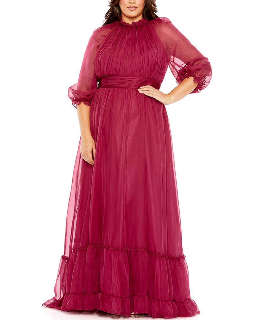 

Платье трапециевидного кроя Mac Duggal Fabulous Plus, малиновый