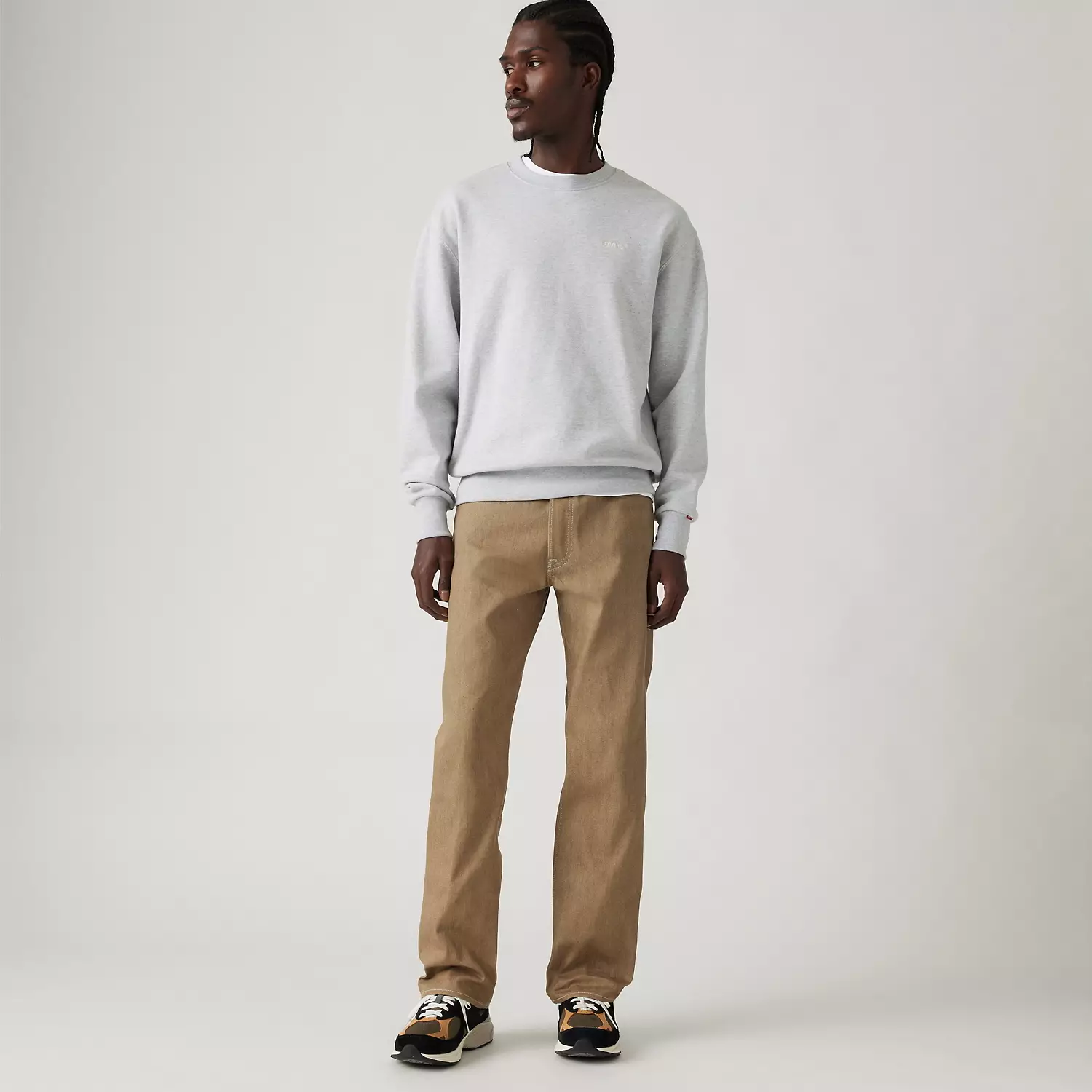 

501 Original Shrink-to-Fit мужские джинсы Levi's, цвет Beige - White