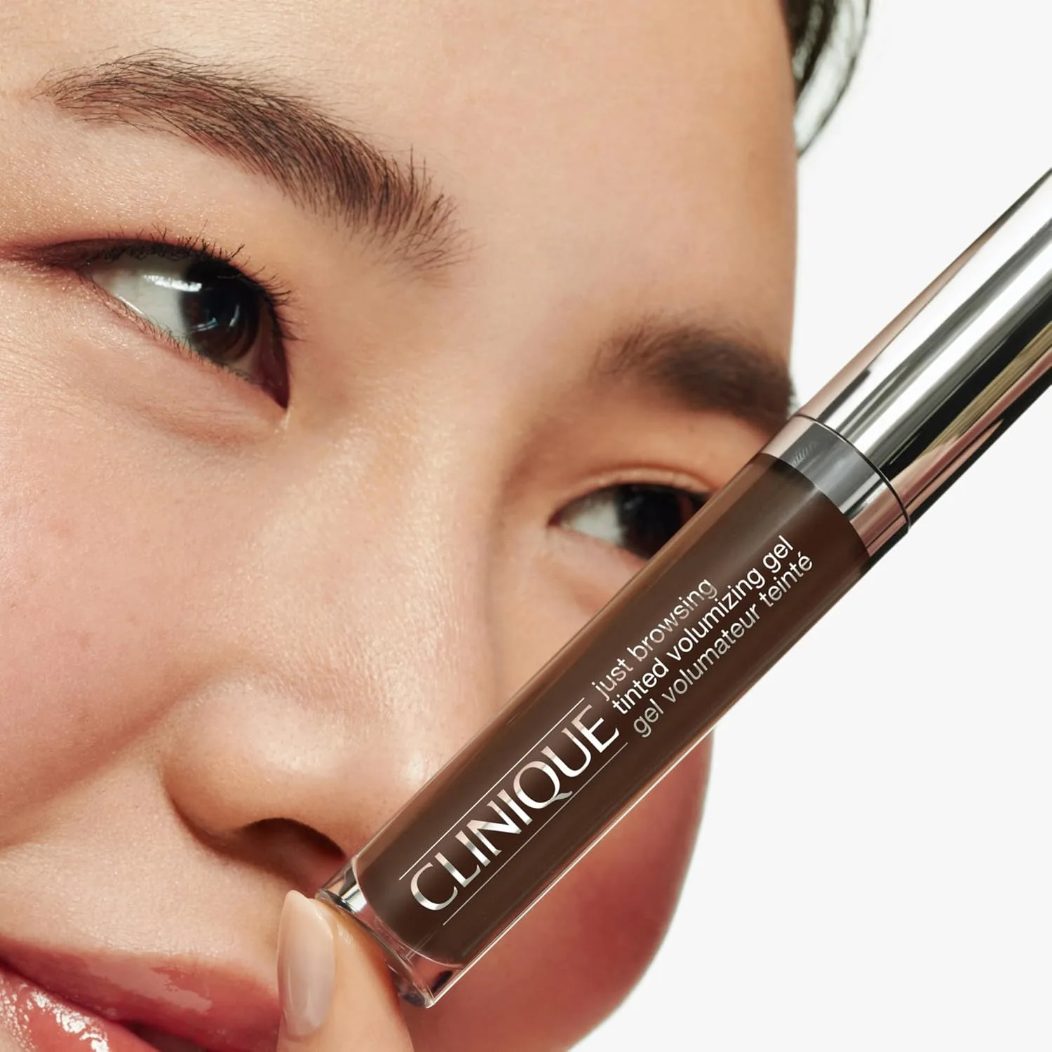 Clinique Just Browsing Tinted Volumizing Gel | Водостойкий + Не размазывается | Не образует комочков + Не осыпается, AD Dark Espresso — фото 4